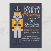 Nutcracker Christmas Annual Dinner Festive Holiday 招待状 (正面)