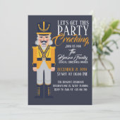 Nutcracker Christmas Annual Dinner Festive Holiday 招待状 (スタンド正面)