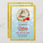 Nutcracker Christmas Ballerina Birthday シーズンカード (正面/裏面)