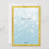 Nutcracker Christmas Ballerina Birthday シーズンカード (裏面)