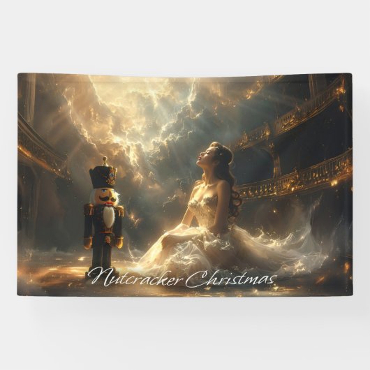 NUTCRACKER CHRISTMAS - BALLET & DANCE 横断幕 (横)