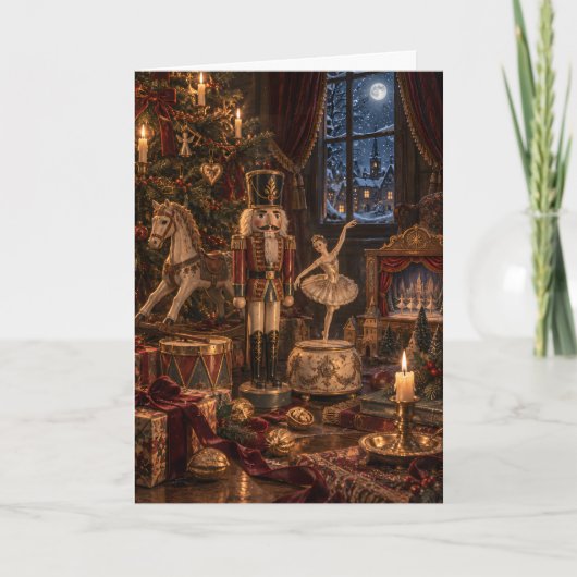 Nutcracker Christmas Card カード (正面)