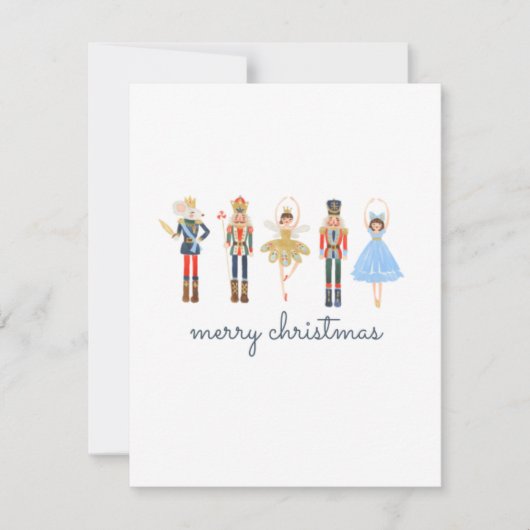 Nutcracker Christmas Cards シーズンカード (正面)