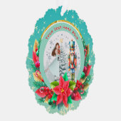 Nutcracker Christmas, Family Holiday Keepsake Gift オーナメントカード (右)