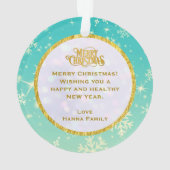 Nutcracker Christmas, Family Holiday Keepsake Gift オーナメント (裏面)