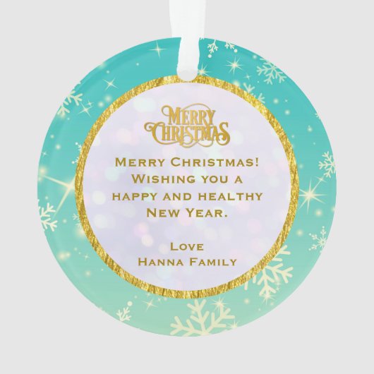 Nutcracker Christmas, Family Holiday Keepsake Gift オーナメント (裏面)