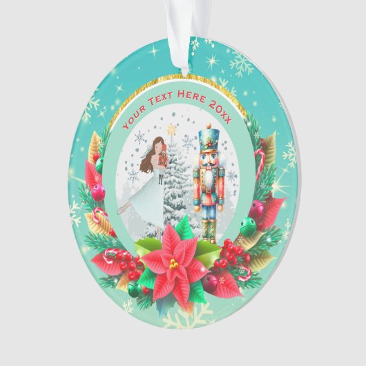 Nutcracker Christmas, Family Holiday Keepsake Gift オーナメント (正面)