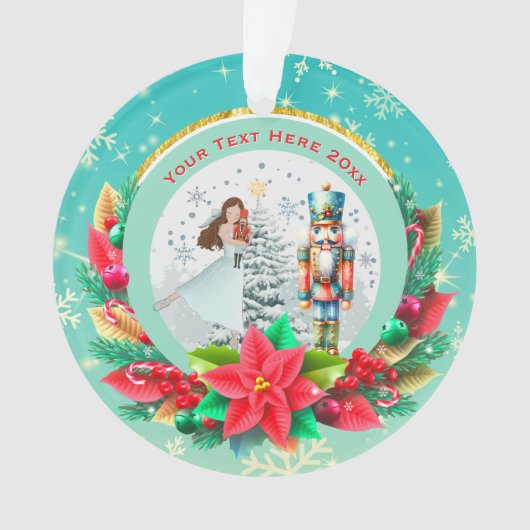 Nutcracker Christmas, Family Holiday Keepsake Gift オーナメント (正面)