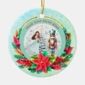 Nutcracker Christmas, Family Holiday Keepsake Gift セラミックオーナメント (正面)