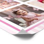 Nutcracker Christmas First Year Photo Milestone ポスター (角)