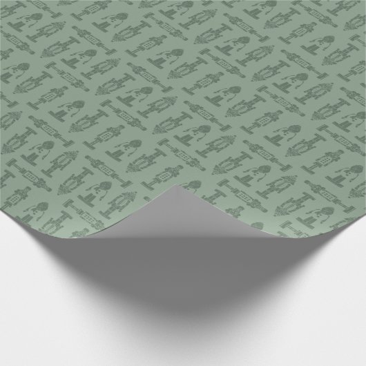 Nutcracker Christmas Gift wrap ラッピングペーパー (角)