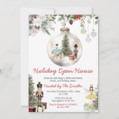 Nutcracker Christmas Ornament Holiday Open House 招待状 (正面)