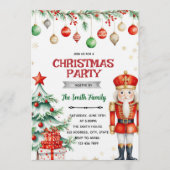 Nutcracker Christmas Party Invitation 招待状 (正面)