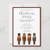 Nutcracker Christmas Party Invitation 招待状 (正面)