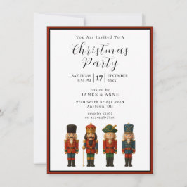Nutcracker Christmas Party Invitation 招待状
