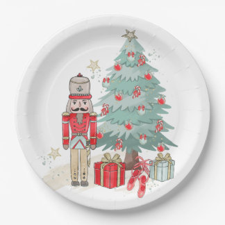 Nutcracker Christmas Plate ペーパープレート