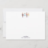 Nutcracker Christmas Stationery Note Card 招待状 (正面)