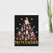 Nutcracker Christmas Tree Ballet Dance Women Kids  カード (正面)