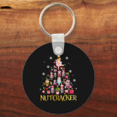 Nutcracker Christmas Tree Ballet Dance Women Kids  キーホルダー (正面)