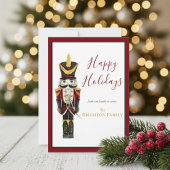Nutcracker Classic Holiday Christmas Red  シーズンカード