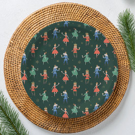 Nutcracker Cocktail Party Christmas ペーパープレート