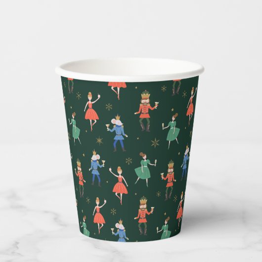 Nutcracker Cocktail Party Christmas 紙コップ (正面)