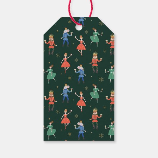 Nutcracker Cocktail "Sending Cheer" Christmas ギフトタグ (裏面)