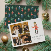 Nutcracker Cocktail "Sending Cheer" Photo Collage シーズンカード