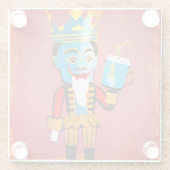 Nutcracker Coffee King Coaster ガラスコースター (裏面)