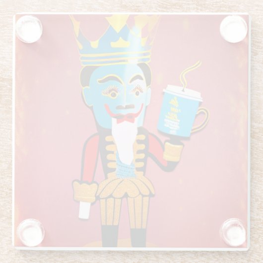 Nutcracker Coffee King Coaster ガラスコースター (裏面)