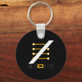 Nutcracker Costume Uniform Matching Toy Soldier Ha キーホルダー (正面)