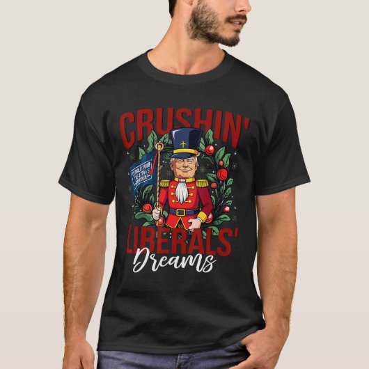 Nutcracker Donald Trump第47代大統領おもしろいH Tシャツ (正面)