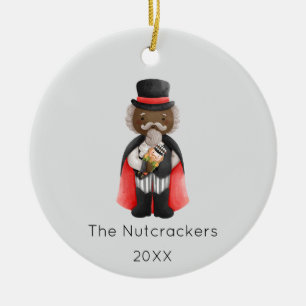 Nutcracker Drosselmeyerクリスマスフォト セラミックオーナメント