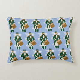 Nutcracker Frosted Blue Rectangular Cushion アクセントクッション