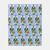 Nutcracker Frosted BlueFleece Blanket フリースブランケット (正面)