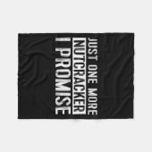 Nutcracker Gift Nutcracker Christmas Holiday フリースブランケット (正面(横))