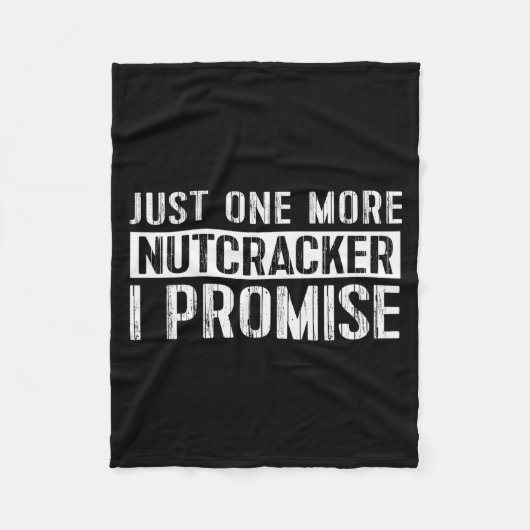 Nutcracker Gift Nutcracker Christmas Holiday フリースブランケット (正面)