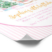 Nutcracker Girl Birthday Time Capsule Sign ポスター (角)