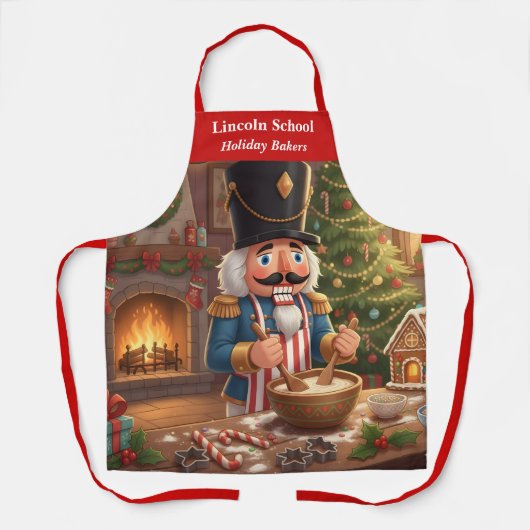 Nutcracker Holiday Baking Apron エプロン (正面)