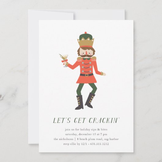 Nutcracker Holiday Cocktail Party 招待状 (正面)