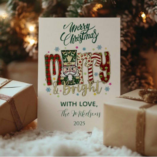 Nutcracker Merry & Bright Christmas シーズンカード