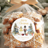 Nutcracker Merry Christmas  ラウンドシール