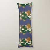 Nutcracker Navy Blue Dark Academia Long Cushion ボディピロー (裏面 (縦))