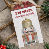 Nutcracker Nuts About Your Referrals Christmas ギフトタグ