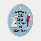 Nutcracker Ornament - Angel and Chinese セラミックオーナメント (右)