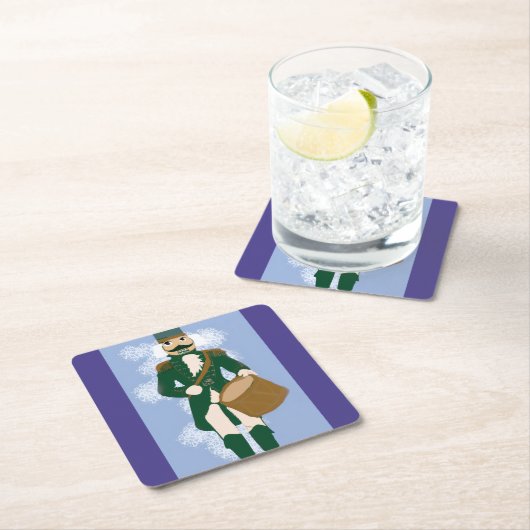 Nutcracker Paper Coasters Frosted Violet スクエアペーパーコースター (インサイチュ)