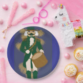 Nutcracker Paper Napkin Navy Blue Soldier ペーパープレート (パーティー)