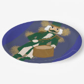 Nutcracker Paper Napkin Navy Blue Soldier ペーパープレート (アングル)