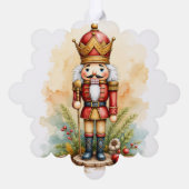 Nutcracker Personalized Photo Paper Ornament Card オーナメントカード (裏面)