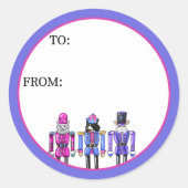 Nutcracker Pets  ラウンドシール (正面)